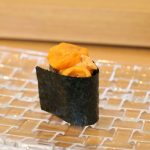 小樽の雲丹の寿司