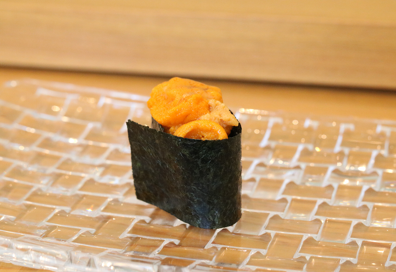 小樽の雲丹の寿司